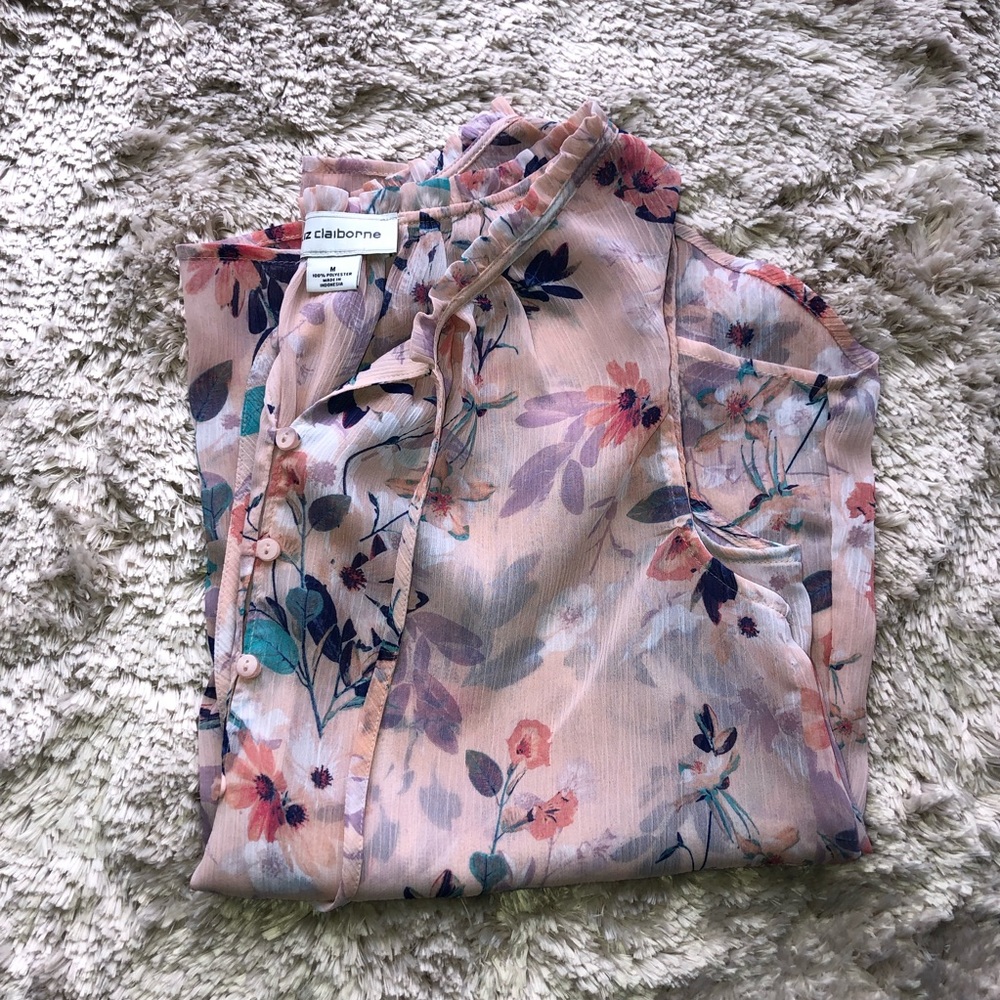 Liz Claiborne floral tank top